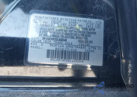 2013 Nissan Sentra S from USA, damaged, VIN 3N1AB7AP2DL650348